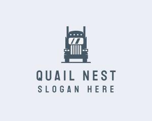 Transport Truck Delivery Trucking logo design