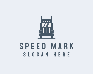 Transport Truck Delivery Trucking logo design