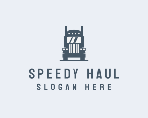 Transport Truck Delivery Trucking logo design