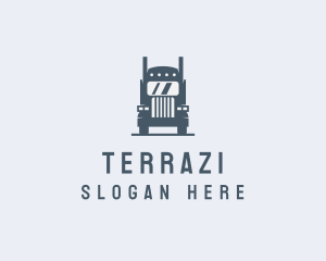 Transport Truck Delivery Trucking logo design