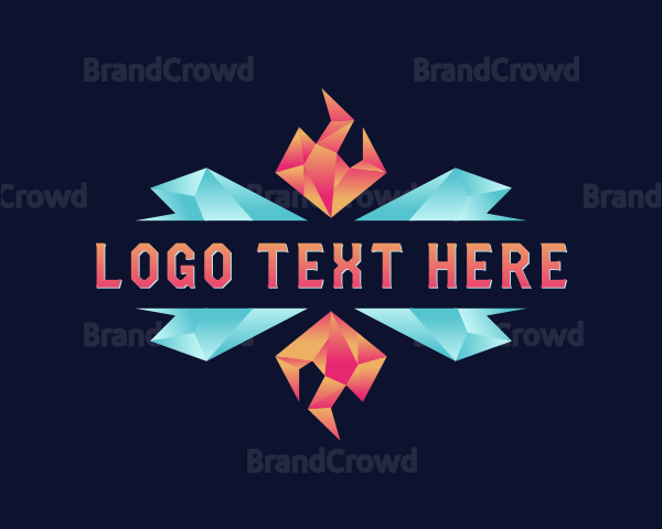 Hot Cold Temperature Logo