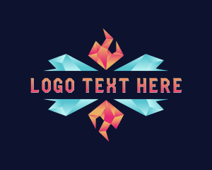 Heat - Hot Cold Temperature logo design