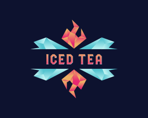 Hot Cold Temperature logo design