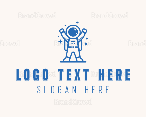 Spaceman Astronaut Suit Logo