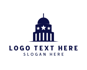 Washington Dc - USA Capitol Building logo design