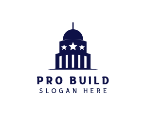 USA Capitol Building logo design