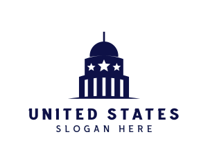 States - USA Capitol Building logo design