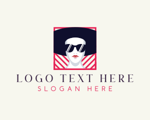 Woman - Pop Art Woman Fashion logo design