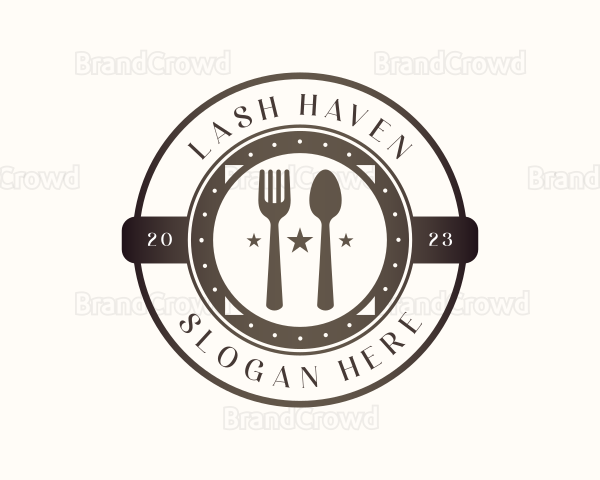 Utensil Restaurant Cutlery Logo