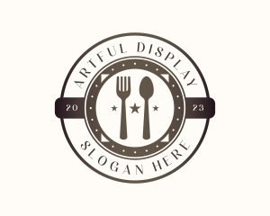 Utensil Restaurant Cutlery logo design