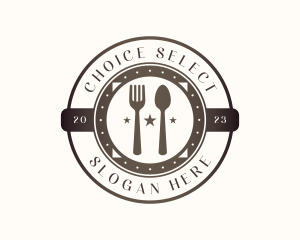 Utensil Restaurant Cutlery logo design