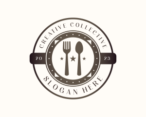 Utensil Restaurant Cutlery logo design