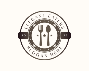Silverware - Utensil Restaurant Cutlery logo design