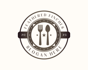 Utensil Restaurant Cutlery logo design