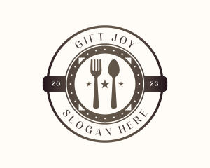 Utensil Restaurant Cutlery logo design