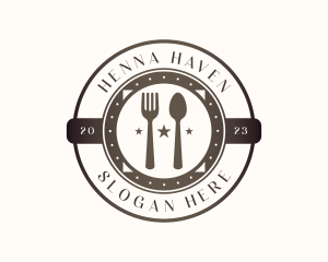 Utensil Restaurant Cutlery logo design