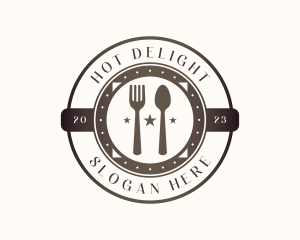 Utensil Restaurant Cutlery logo design