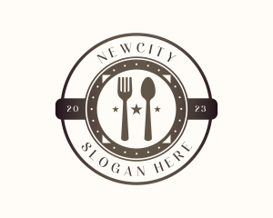 Utensil Restaurant Cutlery logo design