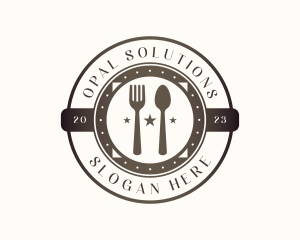 Utensil Restaurant Cutlery logo design