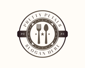 Utensil Restaurant Cutlery logo design