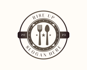 Utensil Restaurant Cutlery logo design