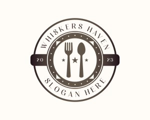 Utensil Restaurant Cutlery logo design