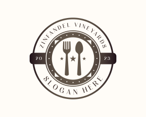 Utensil Restaurant Cutlery logo design