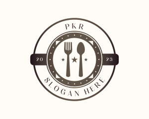 Utensil Restaurant Cutlery logo design