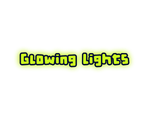 Cute Neon Glow logo design