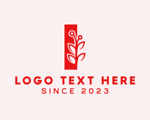 Eco Friendly - Cosmetic Boutique Letter I logo design