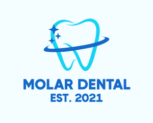 Molar - Dental Teeth Clinic logo design