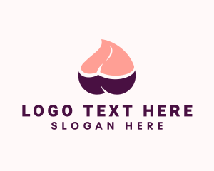 Abstract - Erotic Abstract Breast logo design