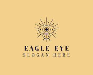 Celestial Eye Bohemian logo design