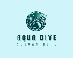 Diver - Scuba Diving Watersports logo design