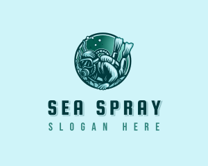 Scuba Diving Watersports logo design