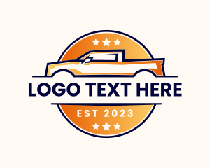 Diesel - Pickup Car Transport logo design