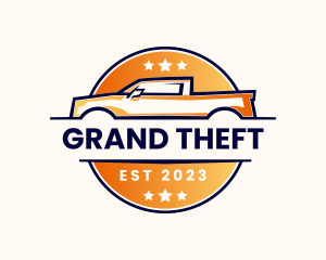 Garage - Pickup Car Transport logo design