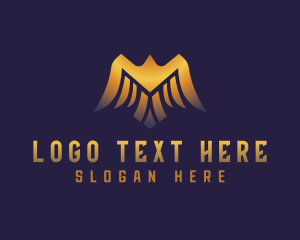 Deluxe Golden Eagle logo design