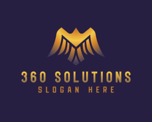 Deluxe Golden Eagle logo design