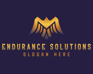 Deluxe Golden Eagle logo design