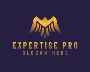 Deluxe Golden Eagle logo design