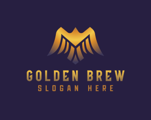 Deluxe Golden Eagle logo design