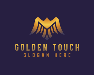 Deluxe Golden Eagle logo design