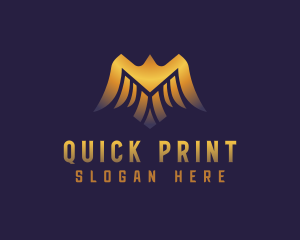 Deluxe Golden Eagle logo design