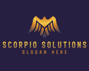 Deluxe Golden Eagle logo design