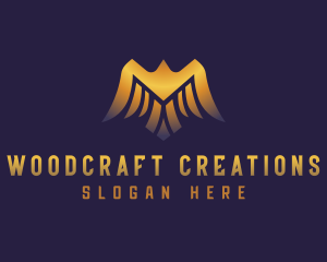 Deluxe Golden Eagle logo design