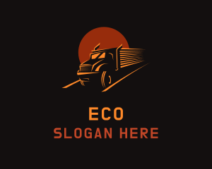 Transportation Truck Delivery Logo