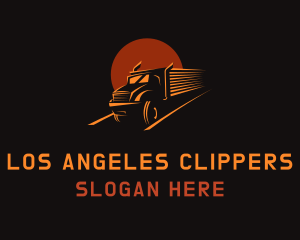 Transportation Truck Delivery Logo