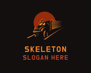 Transportation Truck Delivery Logo