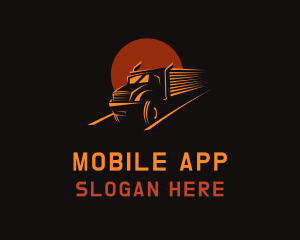 Haulage - Transportation Truck Delivery logo design
